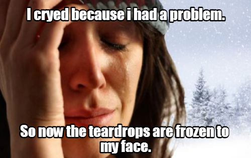 First world Canadian problems.