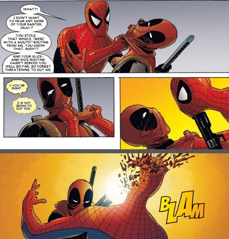 Don't mess with deadpool...