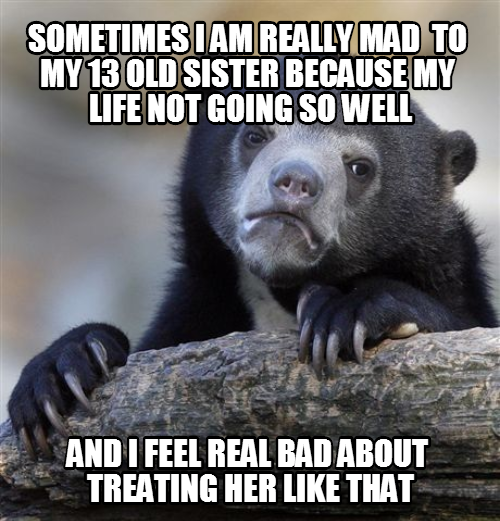 I feel so guilty and i can't control myself...