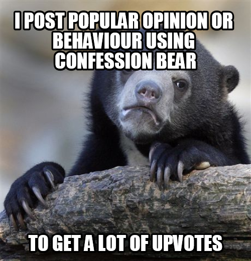 Most confession bear posts on hugelol