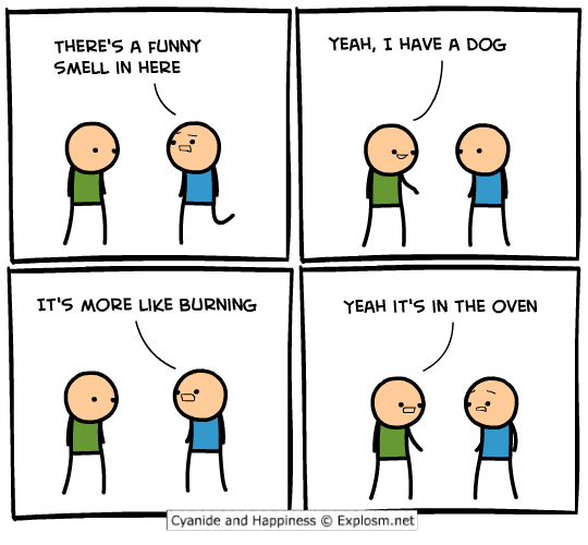 oh that explains everything...
