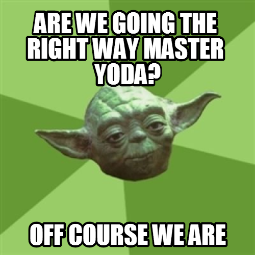 never trust yoda when flying