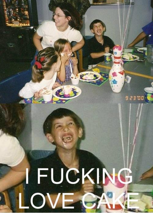 Me on every birthday party