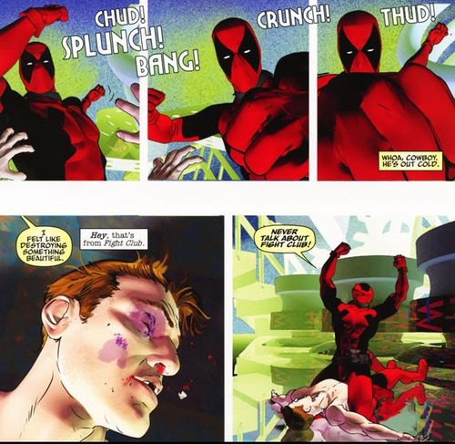 NEVER TALK ABOUT FIGHT CLUB