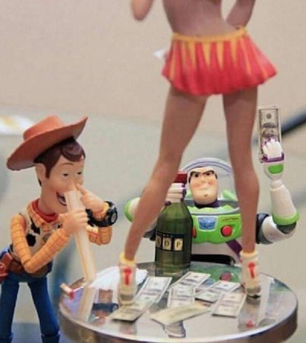 woody and buzz have gone to far
