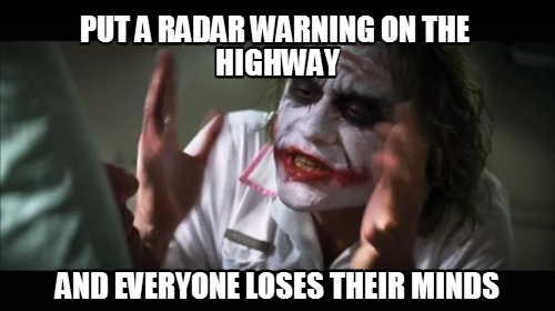 Happen too much while driving on the highway