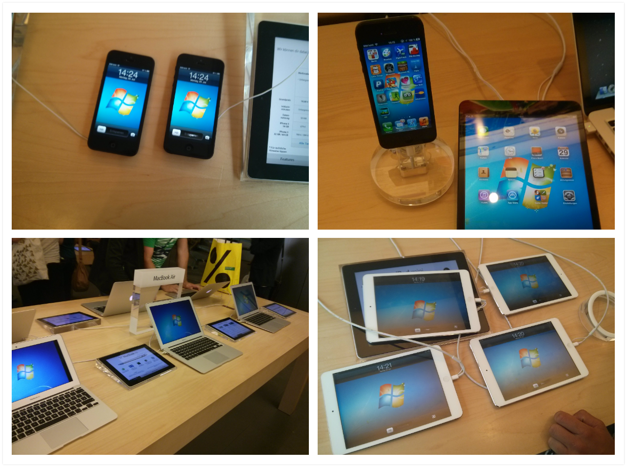trolling apple store with my friends