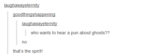 Spooky pun