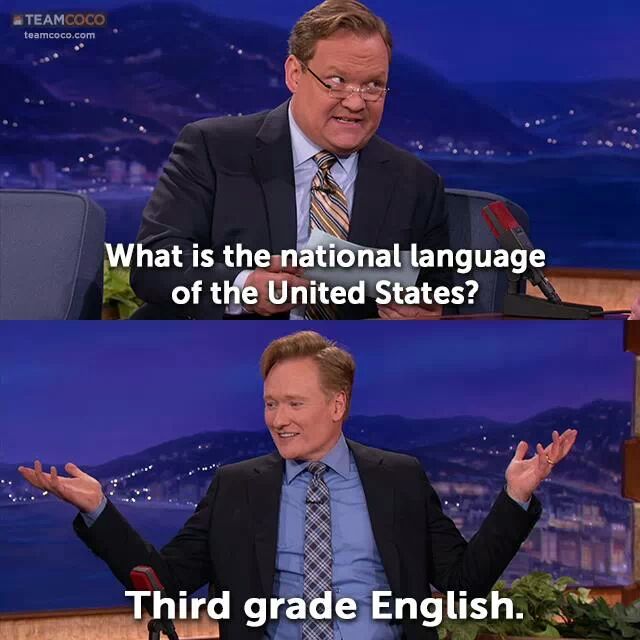 Conan telling it like it is.