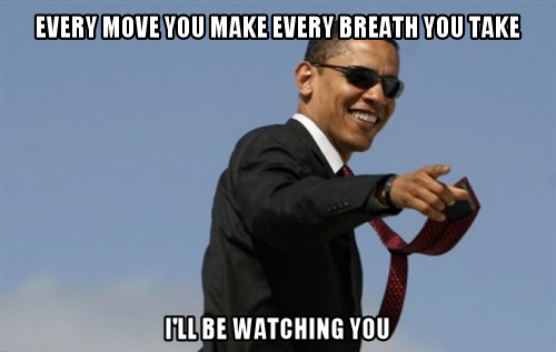 The unofficial anthem of NSA : The Police - Every Breath You Take