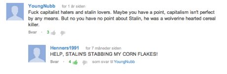 Stalin, stay away from my cornflakes!