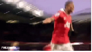 Real footage from a football game.