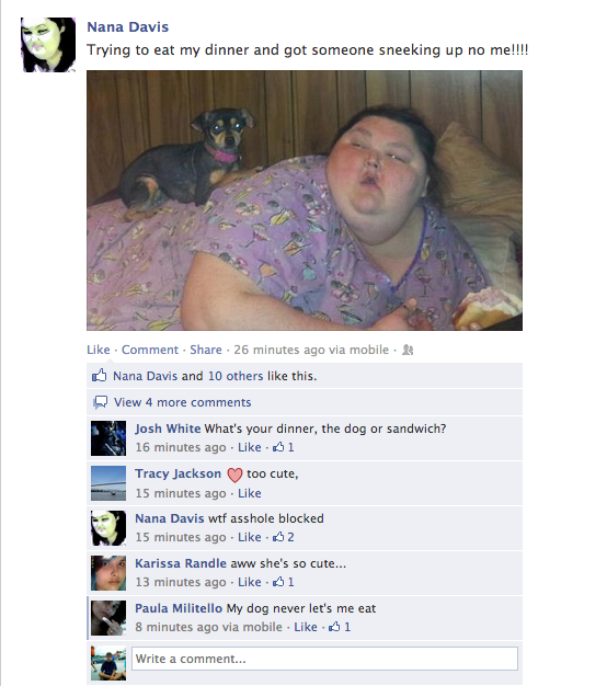 Dat first comment