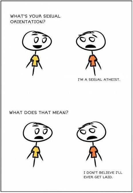 Mom, Dad, I have to tell you that Im a sexual atheist