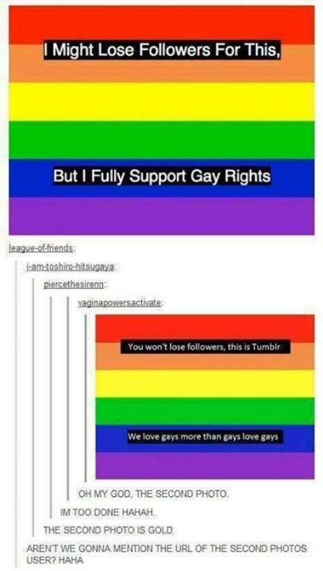 Gay rights are safe with tumblr