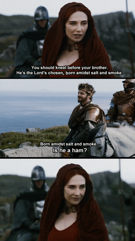 Gettin' real tired of your shit Renly.