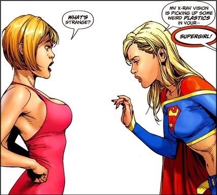 Oh you, supergirl