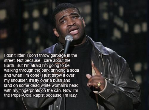 Patrice O'Neal on littering.