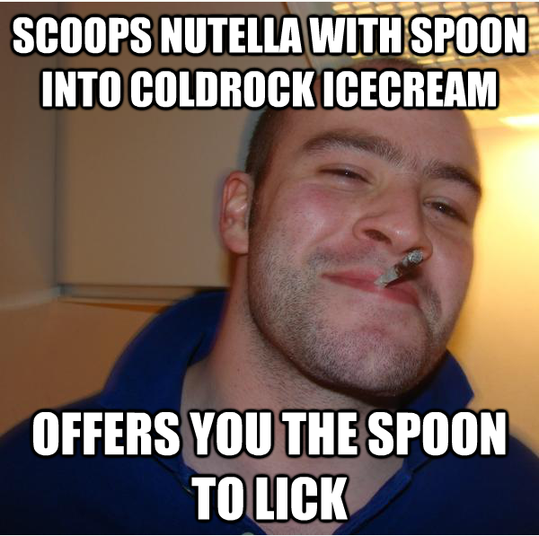 Good guy ice cream guy. Happened to my bro, he refused the spoon.