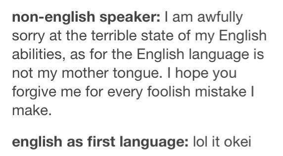 Different English speakers