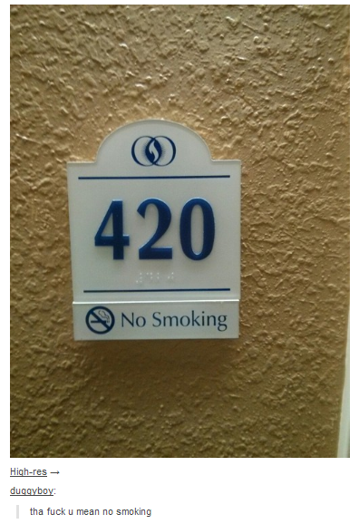 No smoking? BULLSHIT!