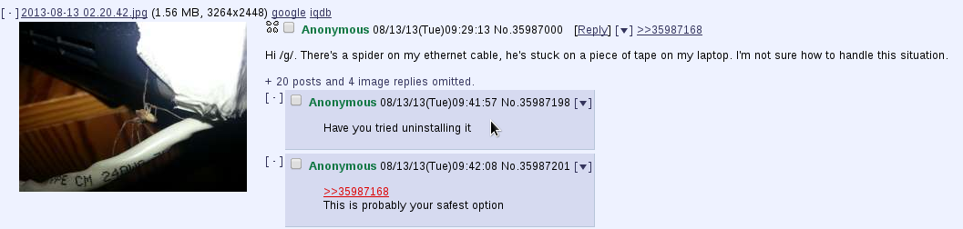 have you tried turning it off and on again