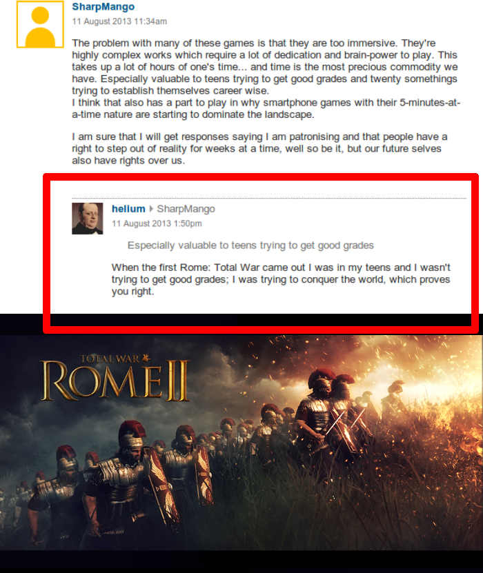 A true Total War: Rome hero!