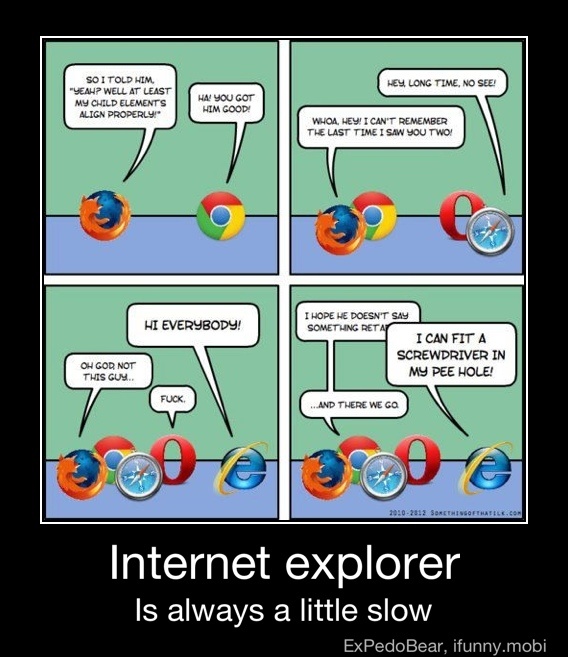 Ohh Internet Explorer!