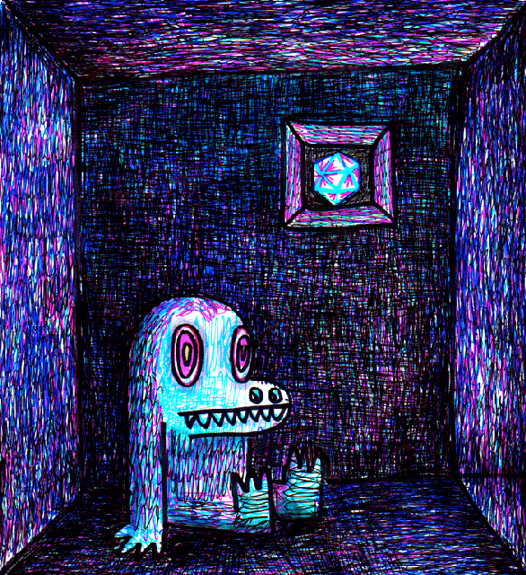 Try staring at this while high as f**