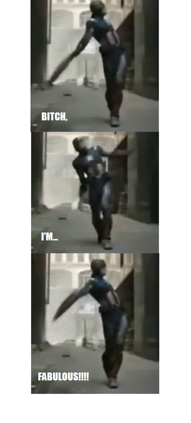Captain America being FABULOUS!