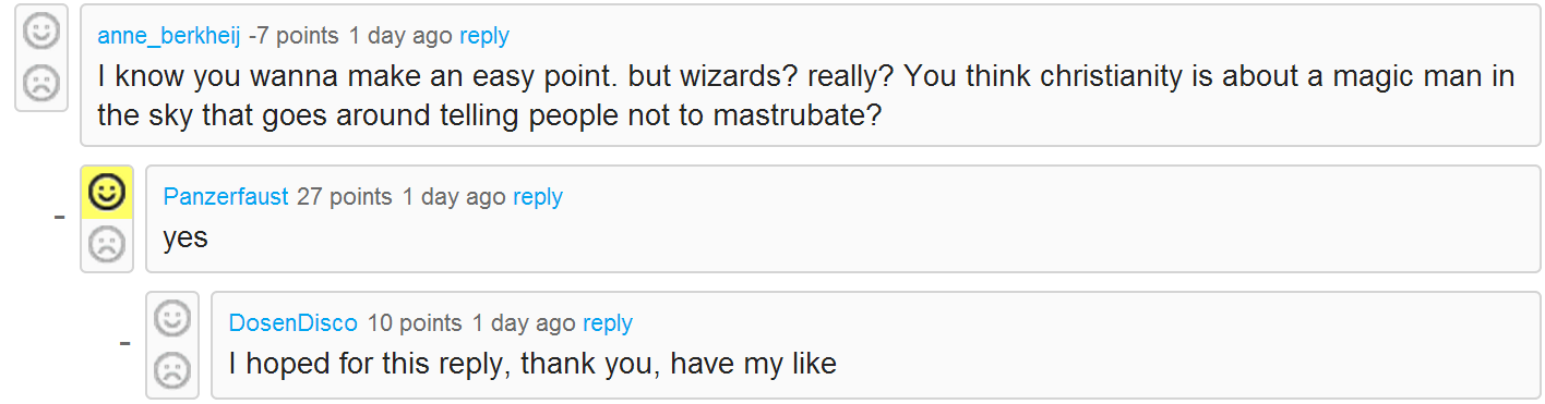 The comment section of Hugelol never cease to amuse me, link is in the comments..