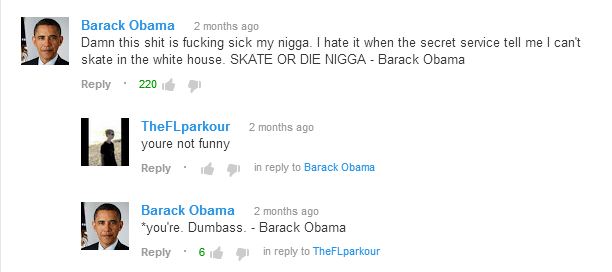 Damn it Secret Service, let the man skate!
