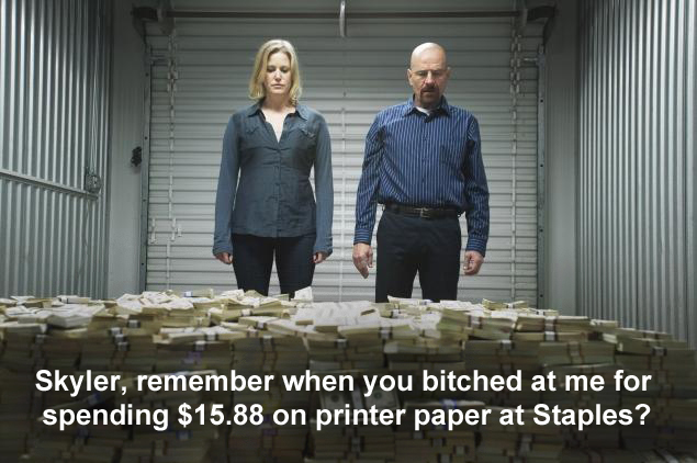 Walter must have thought about this at some point