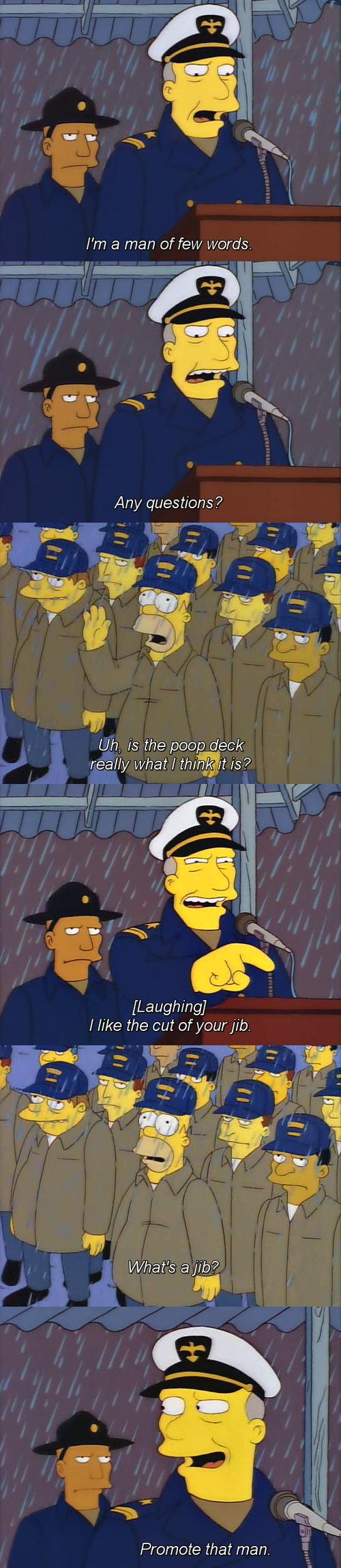 One of the best Simpsons moments.