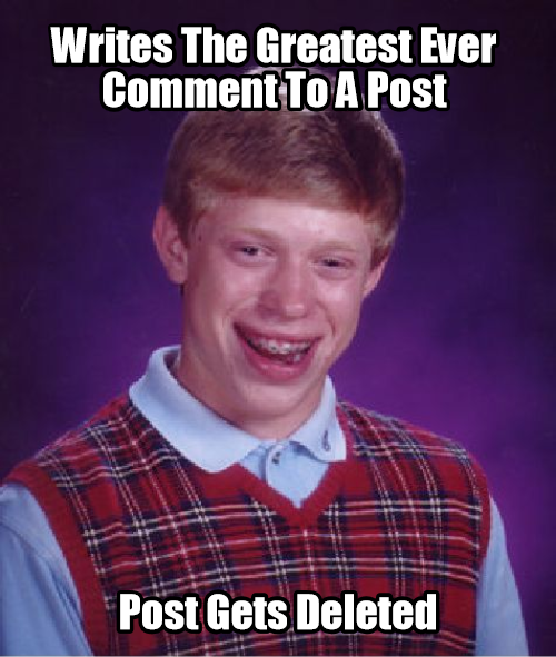WHY DOES THIS KEEP HAPPENING!?! (Gentle sob)