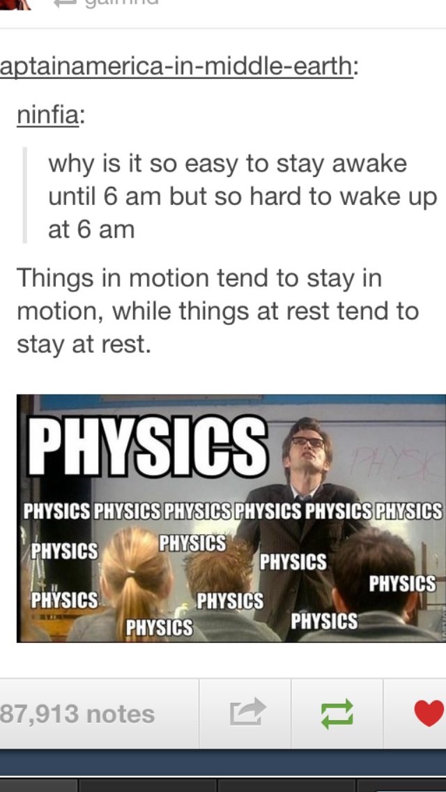 can't break physics can I