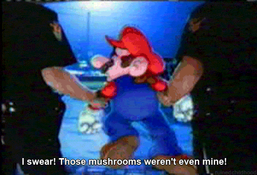 Those mushrooms weren't mine!