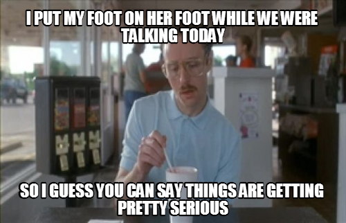 I'm very smooth sometimes