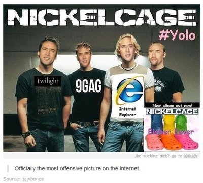 Nickelcage - sponsored by everything you hate