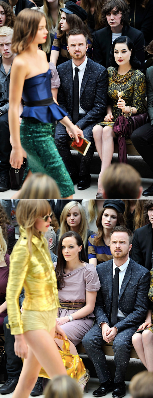 Aaron Paul: confused by fashion.