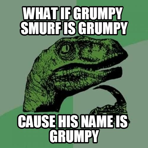 Grumpy Smurf?