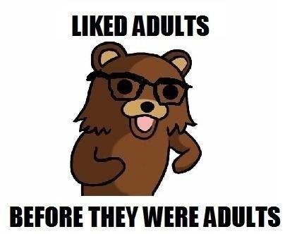 hipster pedobear.