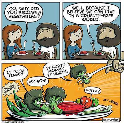 why? why must you eat use veggies?