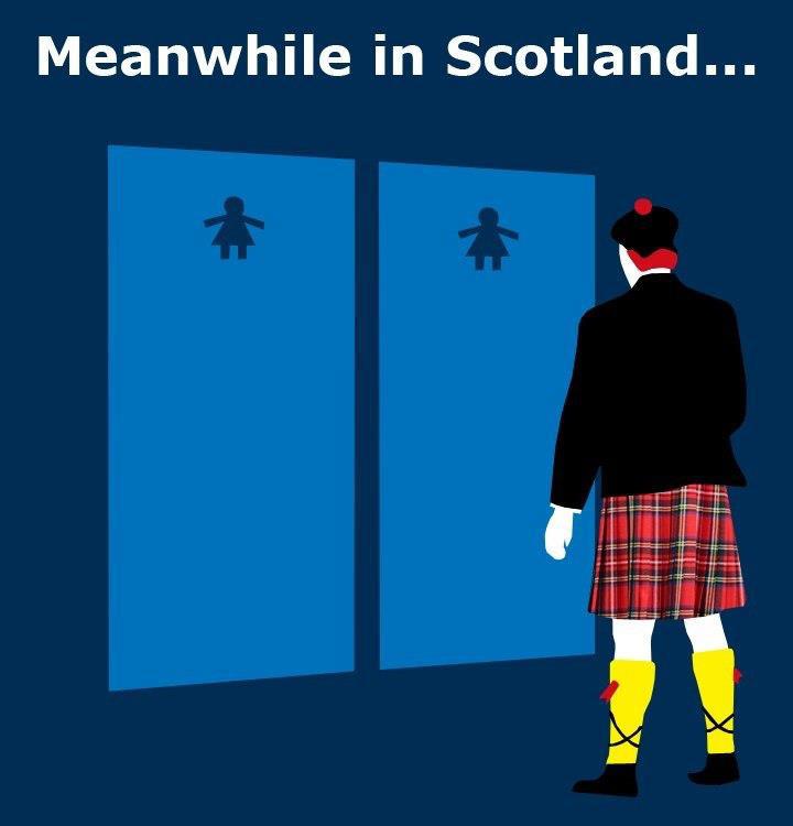 I wonder where does the girls go (no offense scotland)