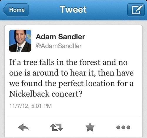 Twitter and Adam Sandler