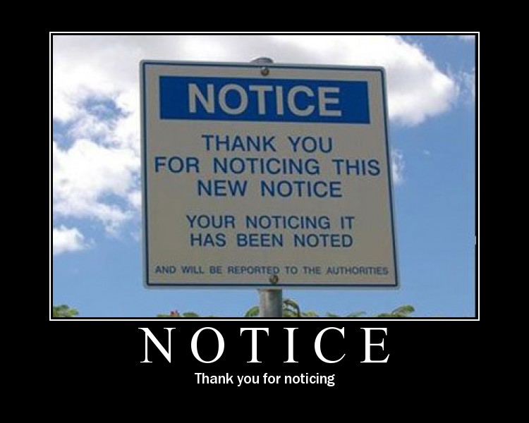 Notice