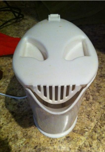 My kettle gives me the evil look every morning!
