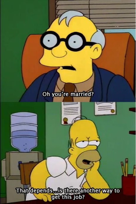 Homer getting nasty