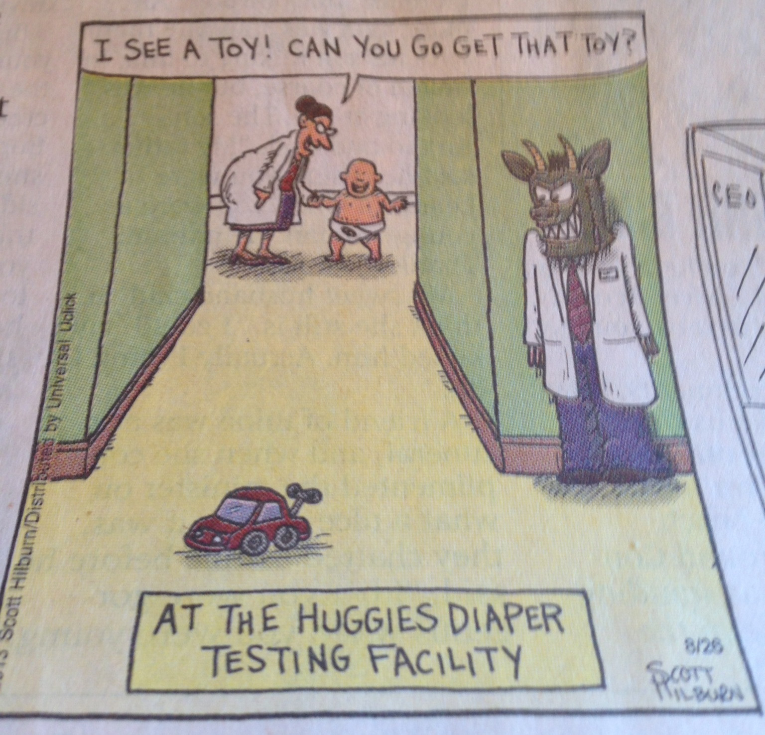One of the funniest newspaper comics I've seen in a while