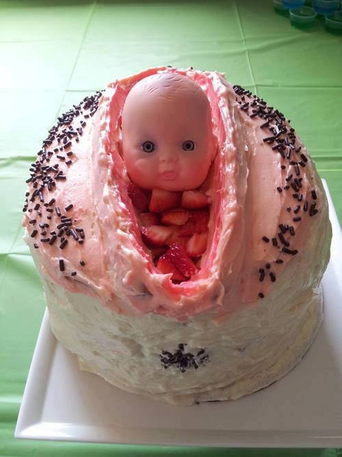 My friend just gave birth and this was the acurrate cake